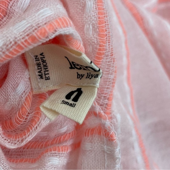 Lemlem Pink and Coral Coverup Dress NWOT - Picture 4 of 6